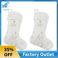 Plush Snowflake Christmas Socks Christmas Gift Socks Children Socks Christmas Decorations Supplies Can Be Wall-Mou