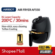 【READY STOCK)】Airbot Air Fryer - XL Large Pot Oiless Cooker Steam Plate Non-stick Pot (5.5L/1000W) AF550