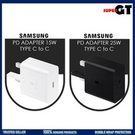 SAMSUNG 25W PD POWER ADAPTER C-C/SAMSUNG 15W PD POWER ADAPTER C-C 100% ORIGINAL BY SAMSUNG MALAYSIA