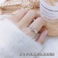 925 Silver Abacus Ring For ladies/925 Silver Heart Shape Abacus Ring