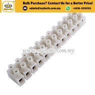 X3-0512 Bongkah 12 Ways 5A 380V Wire Connector Terminal Block PVC Connector