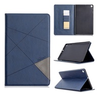 Suitable for Samsung Tab A 10.1inch T510 Tablet Leather Case T515 Tablet Double Color Matching Protective Case IXF9