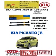 Kia Picanto JA 2017 Rear Left And Right Shock Absorbers (55310-G6200) BOSKOS : KOREA > 1 YEAR WTY