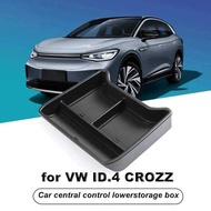 Car Console Armrest Lower Container Storage Box Refit for VW ID.4 ID4 ID 4 CROZZ Auto Interior Acces