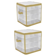 [xdnblun] Christmas Bauble Storage Box, Carrying Box, Christmas Storage Container,