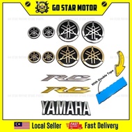YAMAHA Y15ZR Y15Z Y15 LC150 Y150 YSUKU TUNING FORK MARK STICKER / RC EMBLEM LOGO SET GOLD SILVER - Y