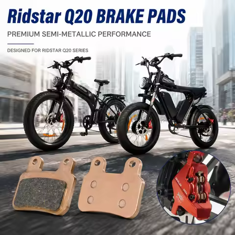 Full Series Fit: Semi-Metallic Pads for Ridstar Q20/Q20Pro/H26Pro/EKX X2/X21/Freego X2 – Quiet, Fit 