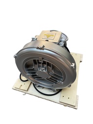 Ring blower สำหรับงานดูด สุญญากาศ ใช้ร่วมกับท่อแยกของเหลวกับอากาศ ในงานเครื่องบรรจุของเหลวต่างๆ