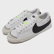 Nike 休閒鞋 Blazer Low 77 Jumbo 男鞋 大勾勾 低筒 白 黑 DN2158-101