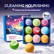 SADOER Planets Essential Oils Bath Salt Ball Gift Set Aromatherapy Spa 9pcs x 80g