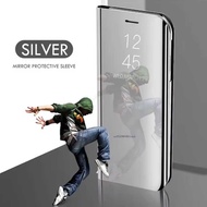 Luxury Smart Mirror Flip Leather Cover For Samsung Galaxy A07 Phone Case For Samsung A07 07A A07 4G 