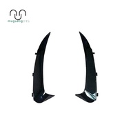 .Rear Bumper Canard Flaps Spoiler Cover Trim Accessories for   C Class W205 2015-2021 Coupe