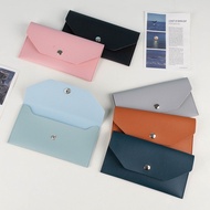 Leather Wallet Card Holder Ultra Slim Cash Envelope Pouch Durable