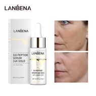 【Ready Stock】LANBENA Original 24K Gold Six Peptides Serum