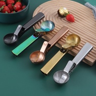Ice Cream Scoop Stainless Steel Ice Cream Spoon Ice Cream Spoon Dessert Spoon Multifunctional Scoop 