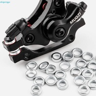 SHIGONG 2pcs M6 Disc Brake Spacer, Aluminum Alloy M6 Washer Disc Brake Caliper Gasket, Mounting Bolt