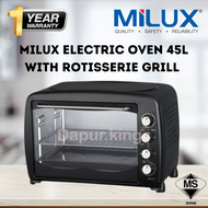 MILUX Electric Oven 45L with Rotisserie Grill 2000W [MOT-45] | Ketuhar Elektrik 电烤箱