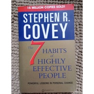 preloved THE 7 HABITS OF HIGHLY EFFECTIVE PEOPLE stephen r covey