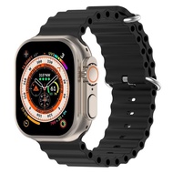 New arrival xDfind Ocean Silicone Watch Band For Apple Watch 46mm / 49mm / 45mm / 44mm/Apple Watch 4
