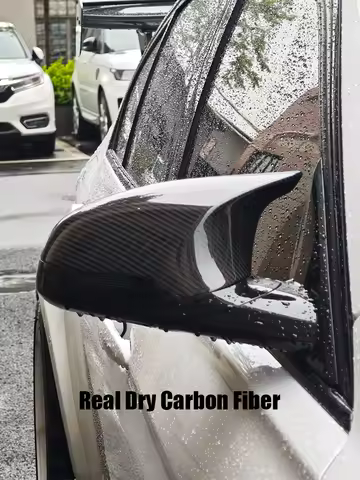 For 2014-19 BMW F87 M2C F80 M3 F82 F83 M4 Full Carbon Fiber RearView Mirror Cover Side Caps LHD/RHD 