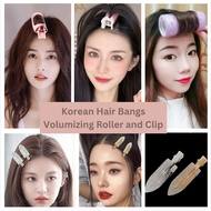 【SG STOCK】Korean Hair Bangs Volumizing Roller and Crease-Free Clip ｜ Hair Root Fluffy Volume Curler 
