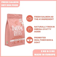 [New & Improved] Buddy Bites - Adult Dry Dog Food - Salmon (European Kibble Made With Fresh Salmon)