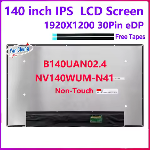 NV140WUM-N41 B140UAN02.4 14 Inch Laptop LCD Screen For HP EliteBook 840 G10 G9 HP ZBook Firefly 14 G