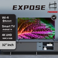 EXPOSE Smart TV 55 inch 4K TV flat screen smart tv Smart TV 50 inch android TV 43 inch Google TV Dig