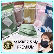 MASKER 3PLY PRO MASK CAREION EARLOOP EMBOS ISI 50 PCS | MASKER 3PLY PREMIUM CAREION EMBOSS ORIGINAL 