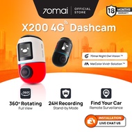70mai Omni X200 360° Dashcam 4G GPS AI Parking Surveillance HDR Night Vision ADS Voice Control 60 FP