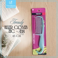 Trendy Hair Comb HC - 418 23cm Thick Plastic Material