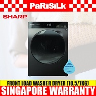 Sharp ES-FW105D7PS Washer Dryer (10.5/7KG)