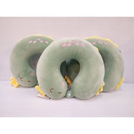 GlobalHouse USUPSO Dinosaur Neck Pillow Green Size 26x18x15.5 Cm.(JS6) Good Quality Products Travel 
