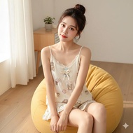 MBN8 Bear Pajamas Set with Removable Chest Pad Women's Pajamas with Chest Pad Home Wear Set with Cut