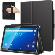 TiMOVO Universal Case for 10.1 Inch Android Tablet with Pen Loop, soft Lightweight Folding Stand PU 