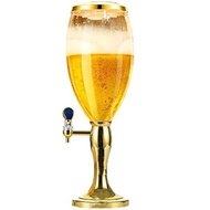 KRASS Beer Tower Dispenser, Large Beer Dispenser, 5L/170 Oz Draft Beer Tower with Ice Tube Tap and L