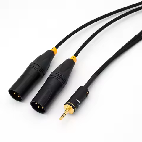 Mogami XLR Cable 3.5mm Jack Male to Dual XLR Male Splitter Cable for Microphones Speakers Sound Cons