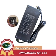 Genuine JINHUASHENG RS-065/12-S335B 12V 6.5A 78W 4PIN (Din) AC Adapter Charger for Orico ns500ru3 Ha