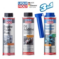 LIQUI MOLY ADDITIVE COMPLETE PACKAGE ( 3 IN 1 )- ENGINE FLUSH PLUS,OIL ADDITTIVE,INJECTION CLEANER