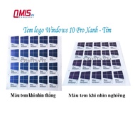 01 WIN10 WINDOWS 10 PRO LOGO STAMPS CHANGE COLOR ACCORDING TO VIEWING ANGLE - WIN 10 STAMPS
