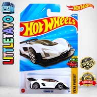 Hot Wheels Czinger 21C White Diecast Sports Car Hypercar Exotics