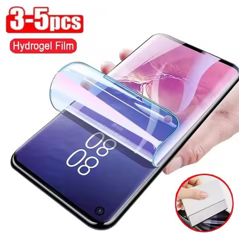 3-5Pcs Screen Protector For Samsung Galaxy A20E A50 A51 A71 A70 Hydrogel Film For Samsung A90 A80 A0