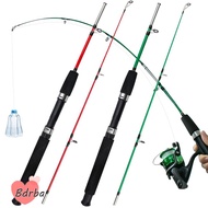 BDRBA Spinning Rod, 107g Lure Weight 2 Sections Fishing Rod, High Quality 1.0m Length Carbon Travel 