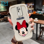 YiaMia เคสโทรศัพท์แฟชั่นสำหรับ OPPO A5 2020 A9 A12E A15 A15S A96 F9 A31 F11 A32 A33 2020 A53 A57 4G A57 5G A3S ฝาครอบโทรศัพท์กันกระแทกขนาดเล็ก3D นิ่มแฟชั่นใหม่