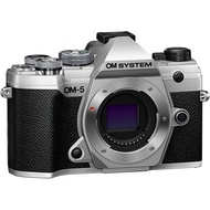 Olympus OM SYSTEM OM-5 Mirroless Camera Body Only (Silver)