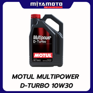 น้ำมันเครื่องดีเซล Motul Multipower D- Turbo 10W30 / 15W40  API CK-4 ขนาด 7 ลิตร / 1 ลิตร