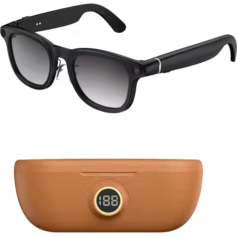 Chat GPT 800MP Camera 6K HD AI Smart Glasses 2026 Bluetooth Call Voice Assistant Control