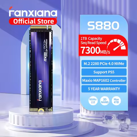 Fanxiang S500Pro/S880 M.2 SSD 3500MB/7300MB/s 512GB 1TB 2TB 4TB PCIe3.0/4.0 M.2 NVMe Internal Solid 