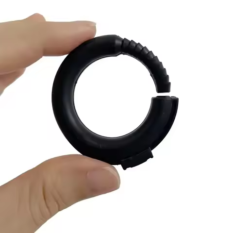 Men's Adjustable Silicone Cock Ring, Stamina Trainer for Erection Support & Last Longer, Stretchy Fo