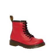 Dr.Martens 24488636 - รองเท้าบู๊ทหนังเด็กร้อยเชือก รุ่น 1460 - สีแดง